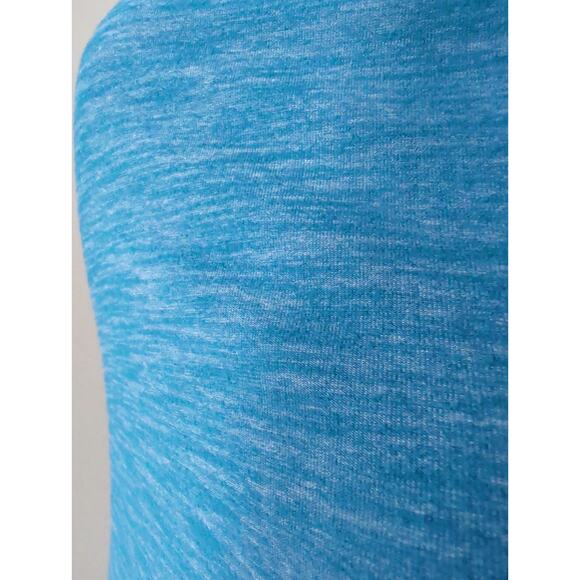 Lululemon Vinyasa Scarf Rulu Heathered Teal Button Snap Wrap One Size Stretch - Picture 11 of 12